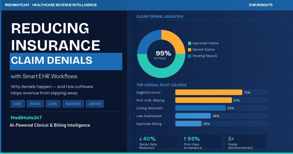 Reducing Insurance Claim Denials with Smart EHR